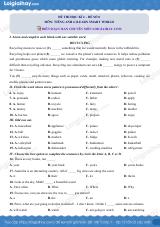Đề thi học kì 2 Tiếng Anh 6 iLearn Smart World - Đề số 8